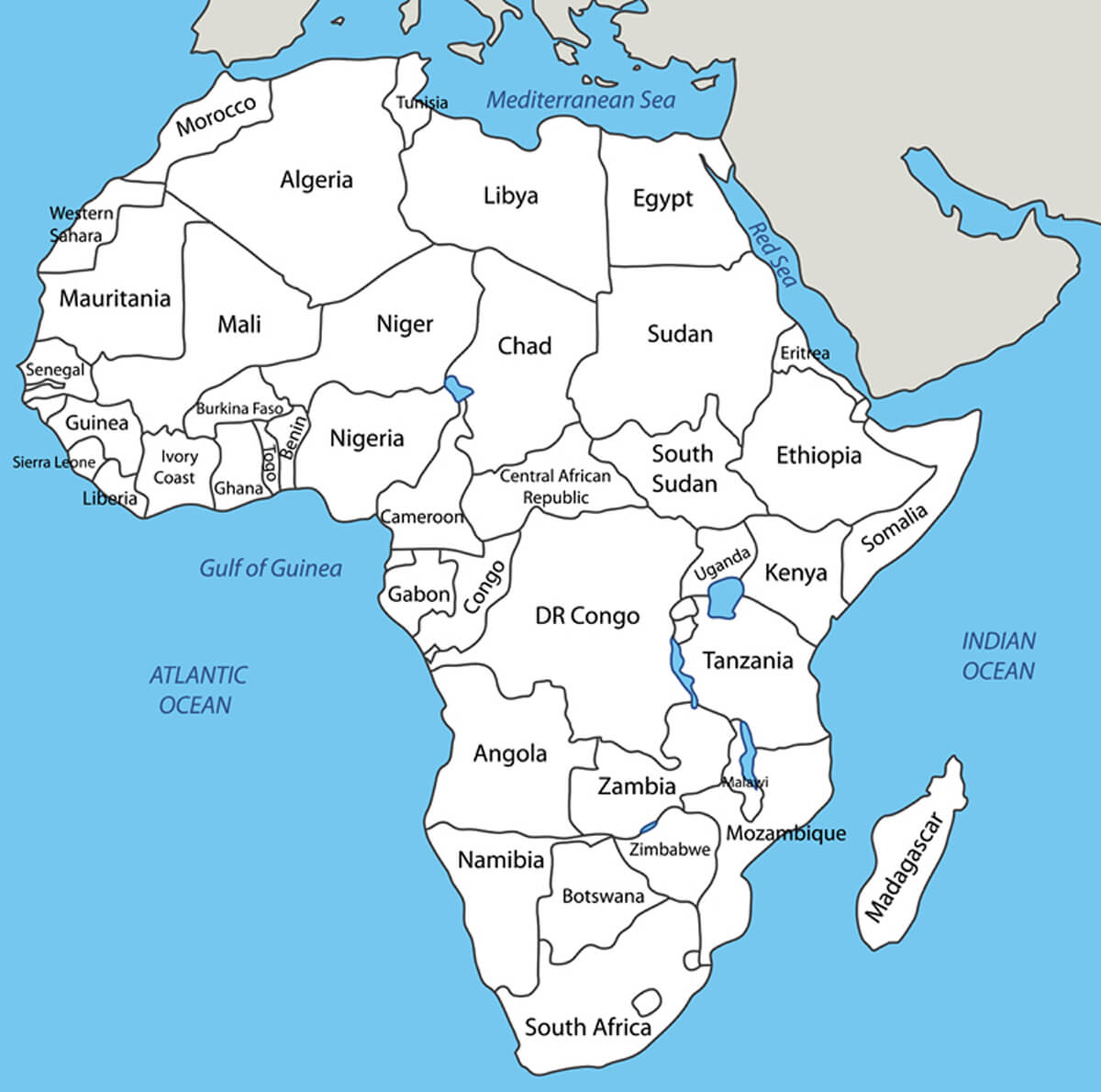 Afrique Cartes